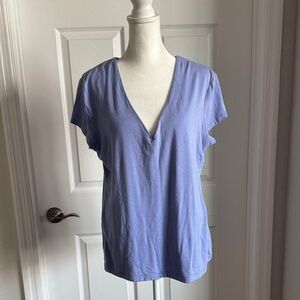 A New Day Lavender V-Neck Women's Top